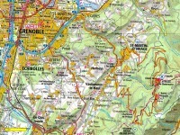 Chamrousse - 70 km (climb: 1617 m) - Mapa