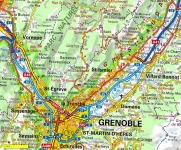 Col de Coq, Col de Porte - 63 km (climb: 1760 m) - Map