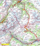 Col du Grand Saint Bernard - 117 km (climb: 3265 m) - Mapa